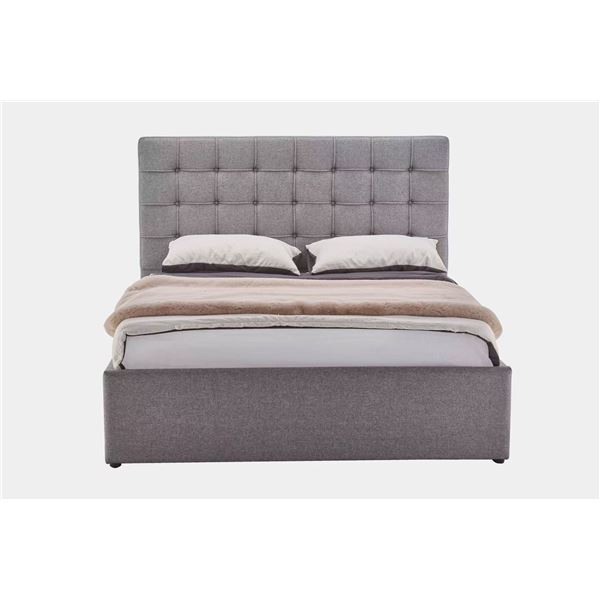 BNIB Seattle Queen - Grey LiftUp Storage Bed Frame - Retails: $999