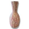 Image 1 : RS - Pink Leaf Motif Ceramic Vase
