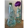 Image 1 : RS - Set of 3 Art Glass Vases