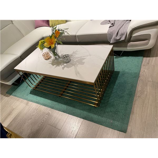 RS - Solid Teal Area Rug, Size: 77" x 53" (As Is)