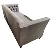 Image 3 : DHA Tufted Charcoal Gray Sofa with Nailhead Trim (Approx. 7' L)