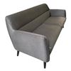 Image 2 : DHA Mid-Century Style Gray Loveseat (Approx. 76" L)