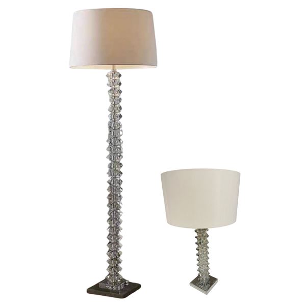 RS - Elegant 2 Pcs Lighting Set - Designer Floor Lamp and Table Lamp