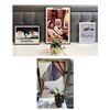 Image 1 : RS - Curated Decor Set - Framed Fashion Theme Art, Small Planters, and More