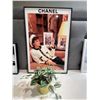 Image 4 : RS - Curated Decor Set - Framed Fashion Theme Art, Small Planters, and More