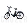 Image 1 : DHA Urban Cruzer Step-Through 7-Speed Electric Bicycle - Lightweight Aluminum Frame, 500W Motor, Lon
