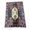 Image 1 : DAH High Quality Genuine Persian Sirjan Hand-knotted Rug, 82" x 58"