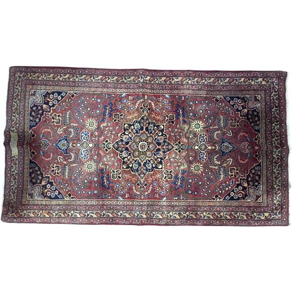 DAH High Quality Persian Genuine Hand-knotted Rug, 76  x 42 