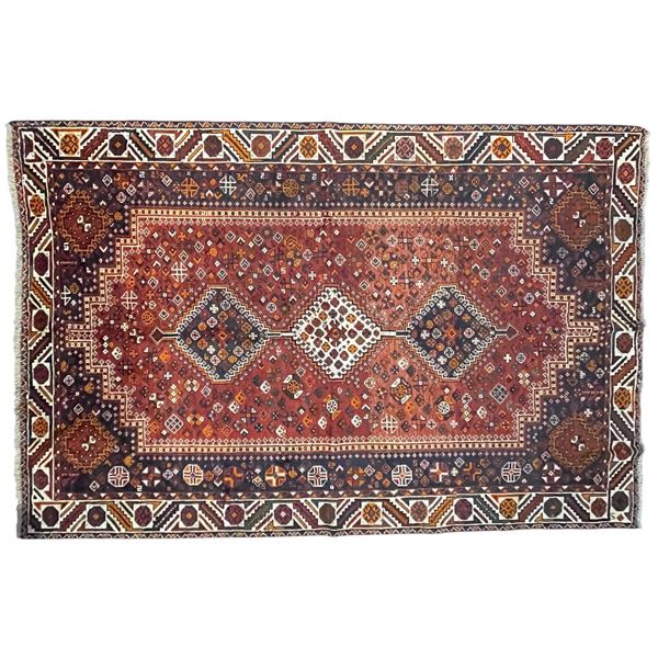 DAH High Quality Persian Genuine Hand-knotted Rug, 93" x 61"
