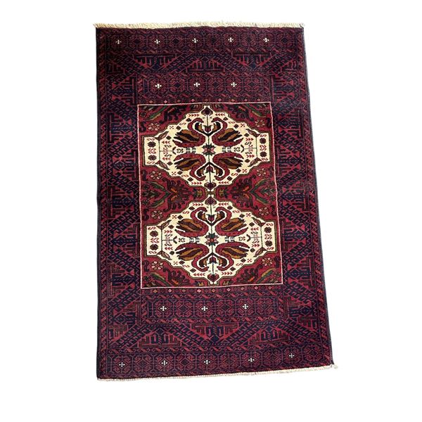 DAH High Quality Persian Genuine Hand-knotted Rug, 61" x 38.5"