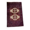 Image 1 : DAH High Quality Persian Genuine Hand-knotted Rug, 61" x 38.5"