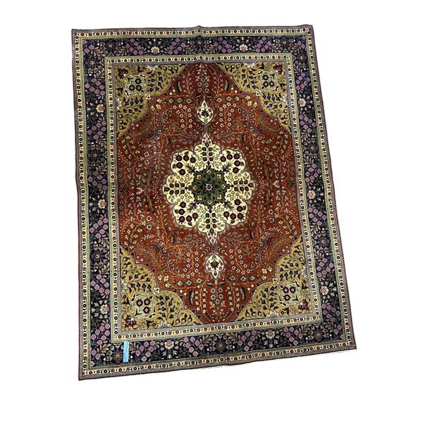 DAH High Quality Persian Genuine Hand-knotted Rug, 76" x 57"