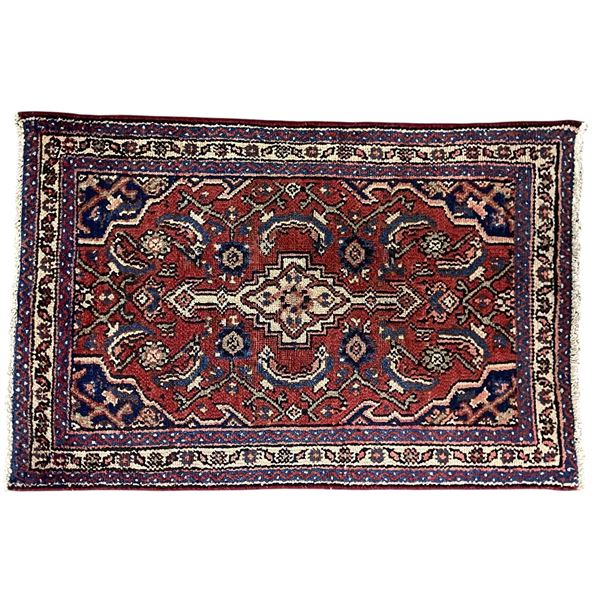DAH High Quality Persian Genuine Hand-knotted Rug, 35" x 23"