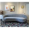 Image 2 : RS NEW Mercury Light Grey Sectional Couch - Retails: $2299