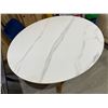 Image 3 : RS NEW Anothey 39" Marble Dining Table - Retails: $1299