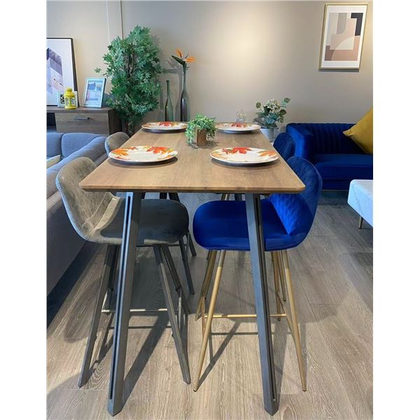 RS NEW Ashley Bar table - Wood color Bar Table - Retails: $699