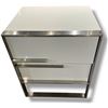 Image 1 : RS Terisha Silver/White - Nightstand - Retails: $499