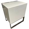 Image 3 : RS Terisha Silver/White - Nightstand - Retails: $499
