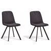 Image 1 : RS New Charlie - Group of 2 Contemporary Dining Chairs - Retails; $149/each - TRV:$298