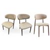 Image 1 : RS New Emily Group of 3 Dining Chair Set (1 Light Beige, 2 Dark Beige) - Retails: $627