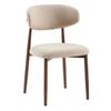 Image 2 : RS New Emily Group of 3 Dining Chair Set (1 Light Beige, 2 Dark Beige) - Retails: $627