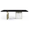 Image 1 : RS New Atlas Marble Dining Table - Black - 59"