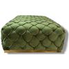 Image 1 : RS New Ottoman Square Green Ottoman - Retails: $499