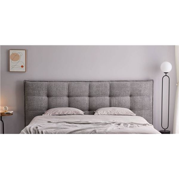 RS New Phoenix Double Headboard - Grey - Headboard only - Retails: $399
