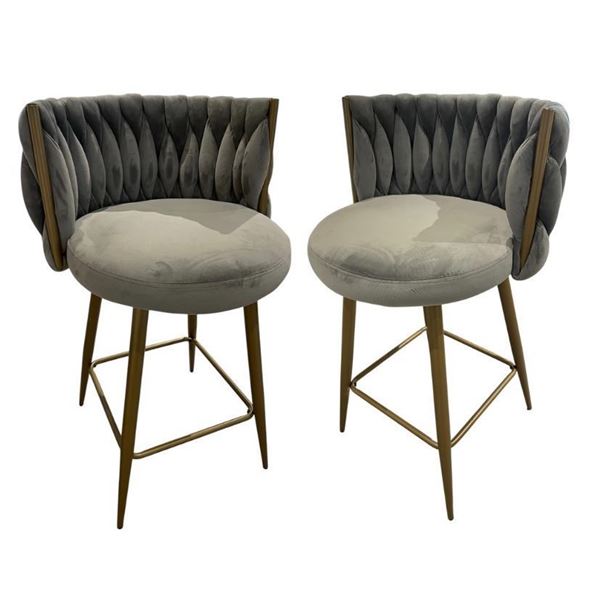 BNIB Jewel Group of 2 Bar Chair - Retails: $478