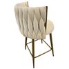 Image 2 : BNIB Jewel Group of 2 Bar Chair - Beige - Retails: $478