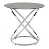 Image 1 : DAH - BNIB Round End Table with Glass Top & Chrome - 3707-04