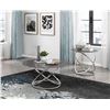 Image 3 : DAH - BNIB Round End Table with Glass Top & Chrome - 3707-04