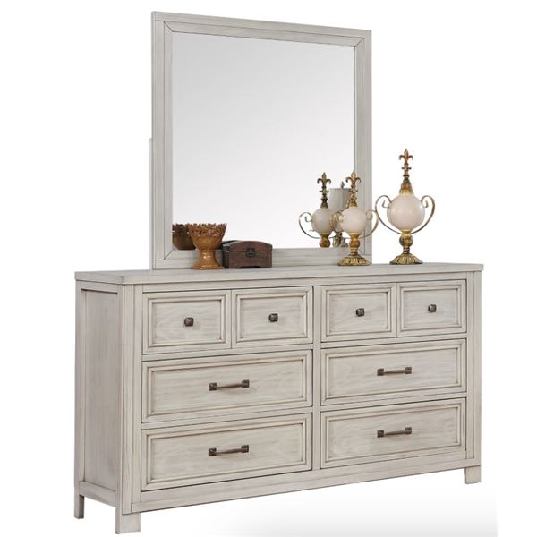 DAH - BNIB Dresser and Mirror Set - 1700-5/6
