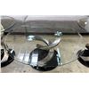 Image 3 : DAH - New Set of 3: Elegant Round Coffee Table (Approx. H16", Diameter 38") and 2 Side Tables (Appro