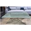 Image 3 : DAH - New Set of 2: Modern Square & Rectangular Tables, Approx. H18" x W50" x D30" & H24" x W26" x D