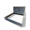 Image 1 : DAH - New Blue Velvet King Bedframe