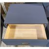 Image 3 : DAH - New Set of 2 Blue Nightstands, Approx. H21" x W21.5" x D18" Each
