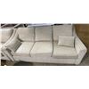 Image 2 : DAH - Show Home Stylus Ivory Jacquard Sofa & Loveseat Set - Approx. size: