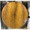 Image 2 : DAH - Vintage Round Wood Pedestal Coffee Table - Approx. H17" x 36" Diameter
