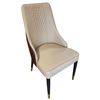 Image 1 : DAH - New Set of 5 - Luxe Egg Shell Dining Chairs - Mixed Color with Light and Dark Beige