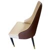Image 2 : DAH - New Set of 5 - Luxe Egg Shell Dining Chairs - Mixed Color with Light and Dark Beige