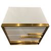 Image 3 : BNIB Terisha Silver/White - Nightstand - Retails: $499