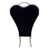 Image 3 : DAH - New Navy Blue Velvet High-Back Chair