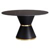 Image 1 : DAH - BNIB Opulent - Black Carrera Dining Table, Approx. H29" x Diameter 53"