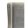 Image 4 : DAH - New Set of 2 Silver Nailhead Trim Dining Chairs - Grey