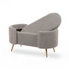 Image 2 : DAH - BNIB Oval Storage Bench - Grey - 30in - retails: $500