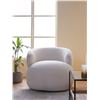 Image 1 : DAH - BNIB Dew Drop Domain Swivel Sofa, White - retails: 1300