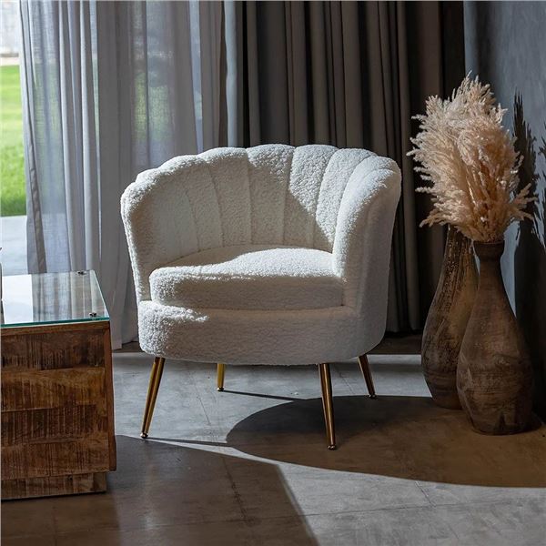 DAH - BNIB Alder Arbor Armchair, Ivory - retails: $650