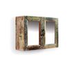Image 1 : DAH - BNIB Mango Wooden Mirror Wall Cabinet - 27.6x9.1x19.7 in - Retails: $450