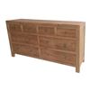 Image 2 : DAH - BNIB Recycled Pine 8 Drawer Buffet, Natural - 65x17x33.1 in - Retails: $2900